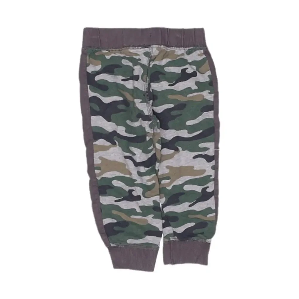 Carter’s Camo Print Jogger Sweatpants Baby Boy 12M Grey